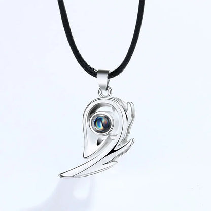 Romantic Heart Magnetic Lovers Necklace Set