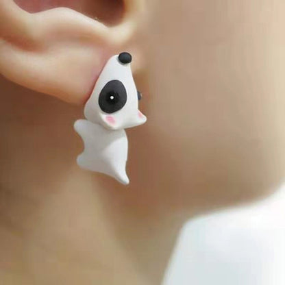 Fun Animal Face Cartoon Stud Earrings