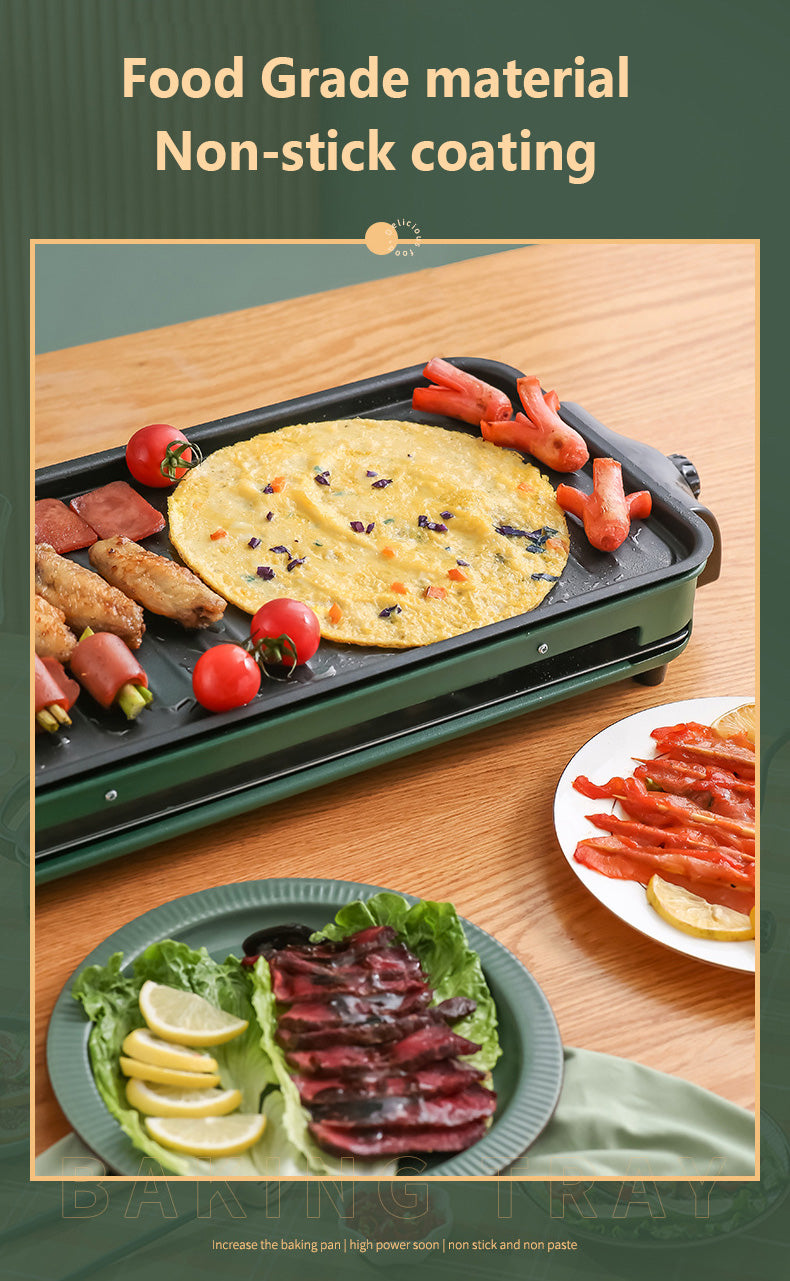 Non-Stick Compact Electric BBQ Grill