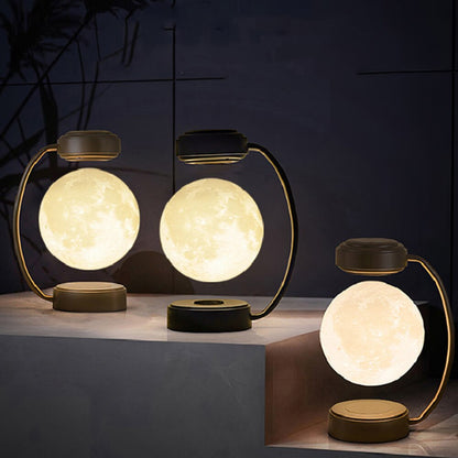 Floating LED Moon Table Lamp