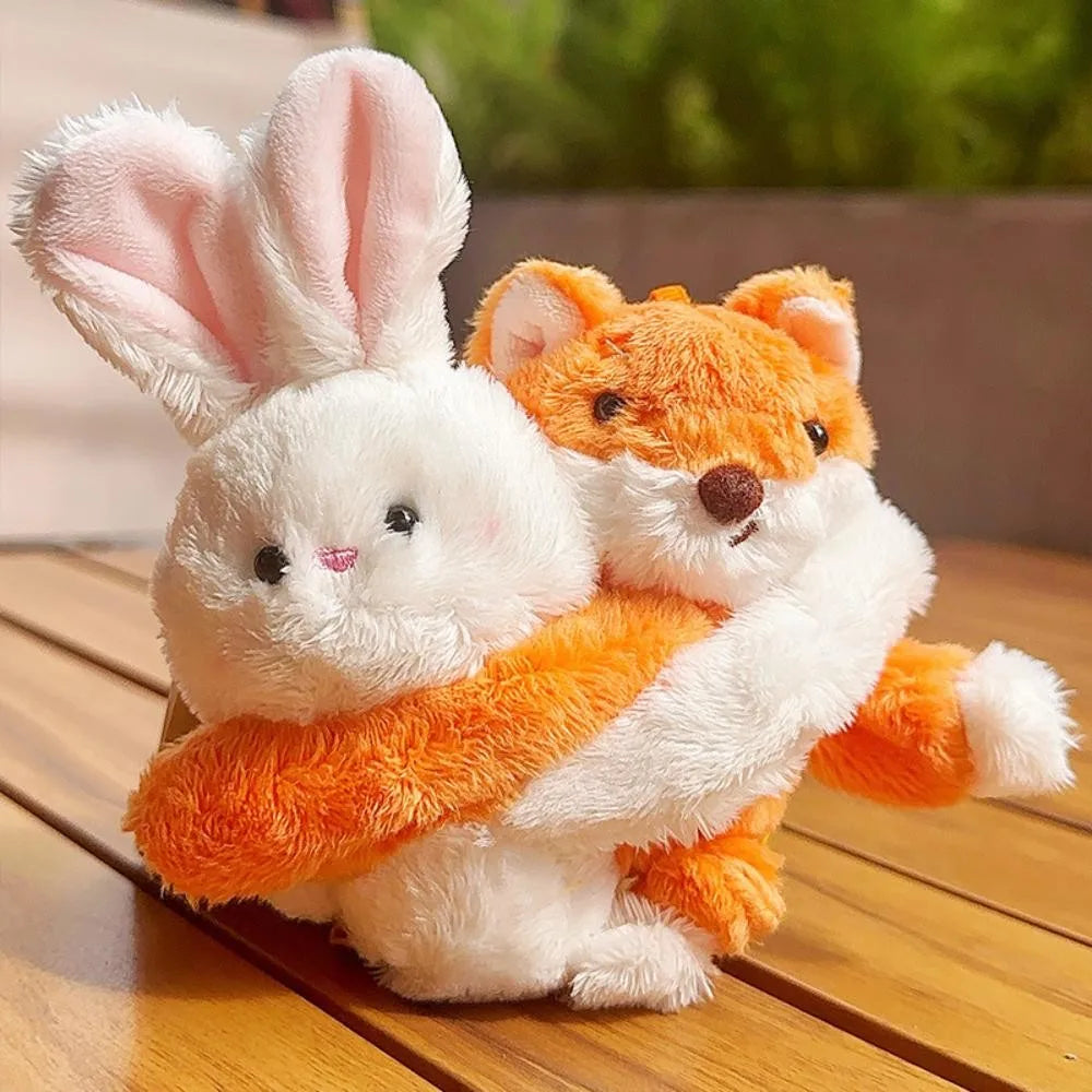 Cuddly Animal Hug Keychain Plush Toys