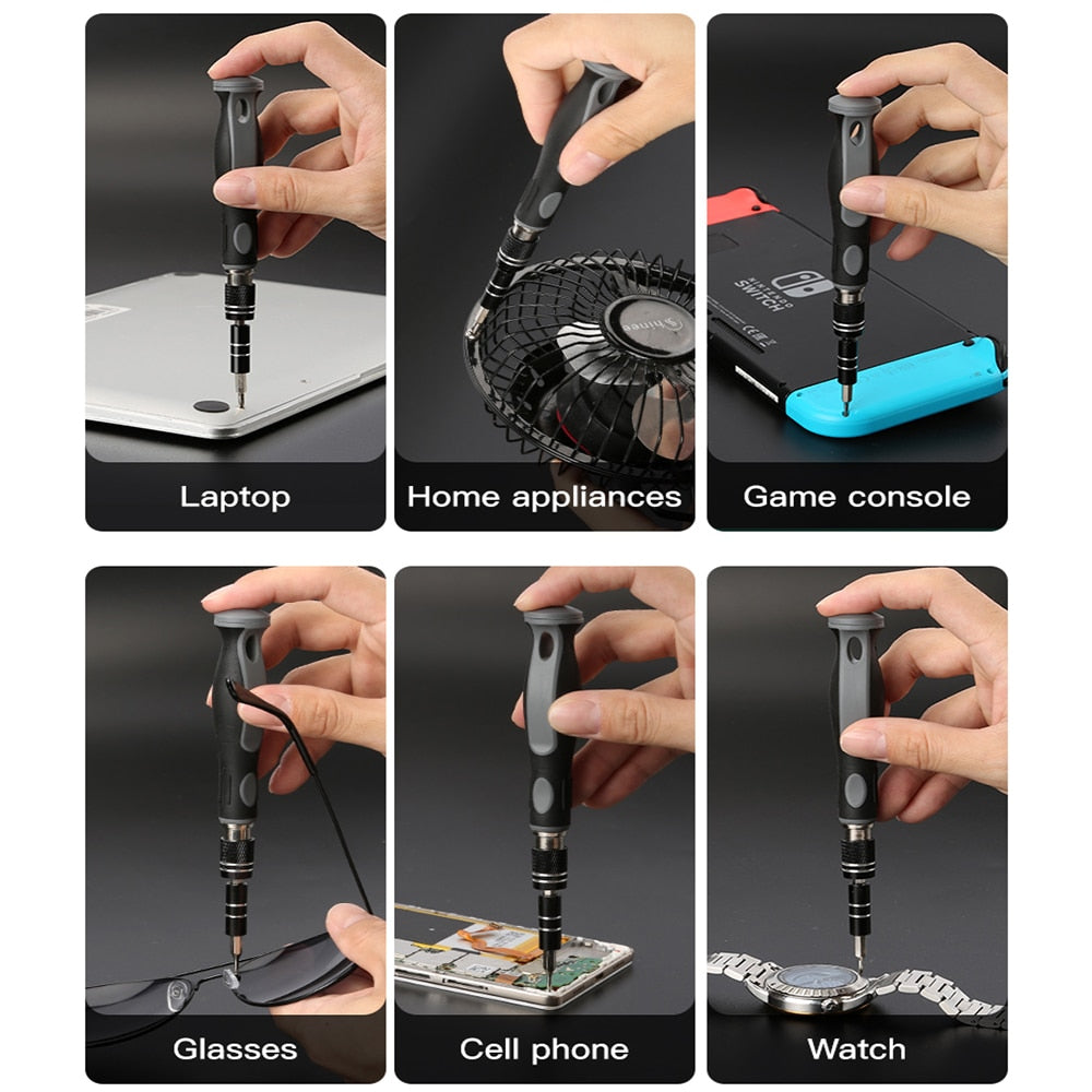Compact 32-in-1 Pocket Screwdriver Tool Kit