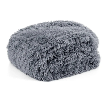 Plush Soft Throw Blanket for Bed and Sofa