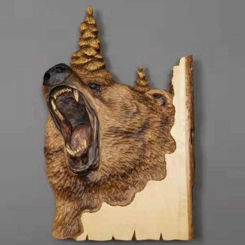 Unique Wooden Animal Figurine Home Decor - Yeezlab