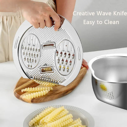Easy Clean Stainless Steel Kitchen Sink Strainer Bowl