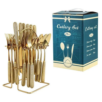 Premium Stainless Steel Silverware Set for Daily Use