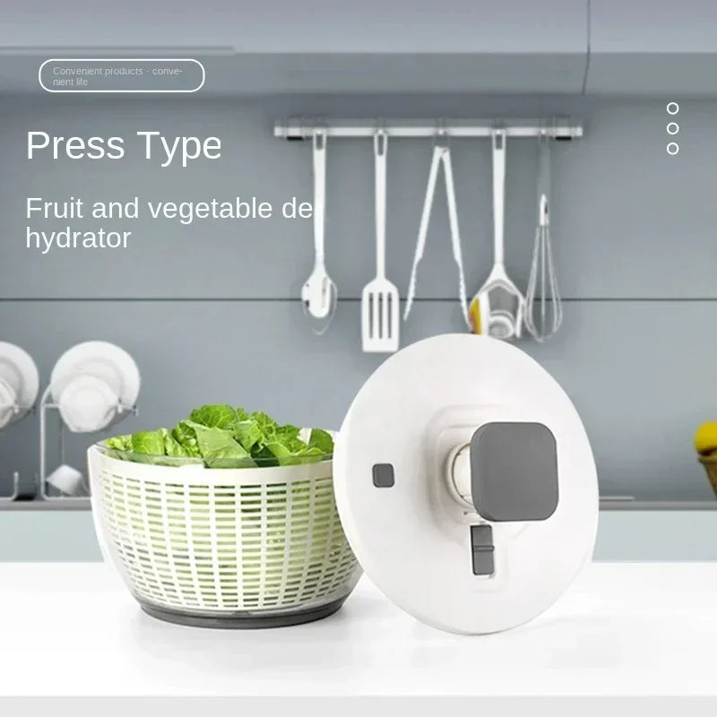 Space Saving Easy Spin Salad Dryer Bowl