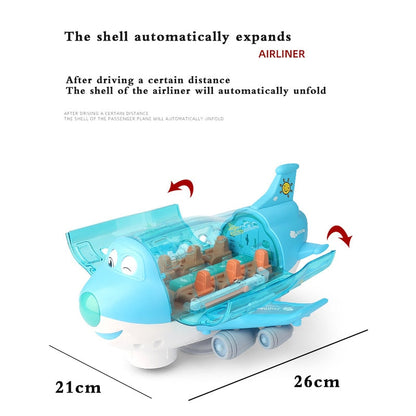 Fun Kids Musical Airbus Toy Plane