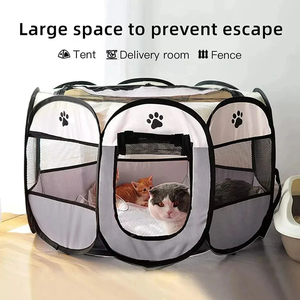 Collapsible Pet Play Tent | Waterproof Foldable Cat House