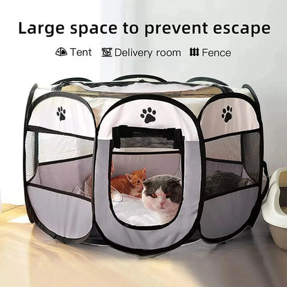 Collapsible Pet Play Tent | Waterproof Foldable Cat House