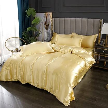 Soft Satin Bed Sheet Set