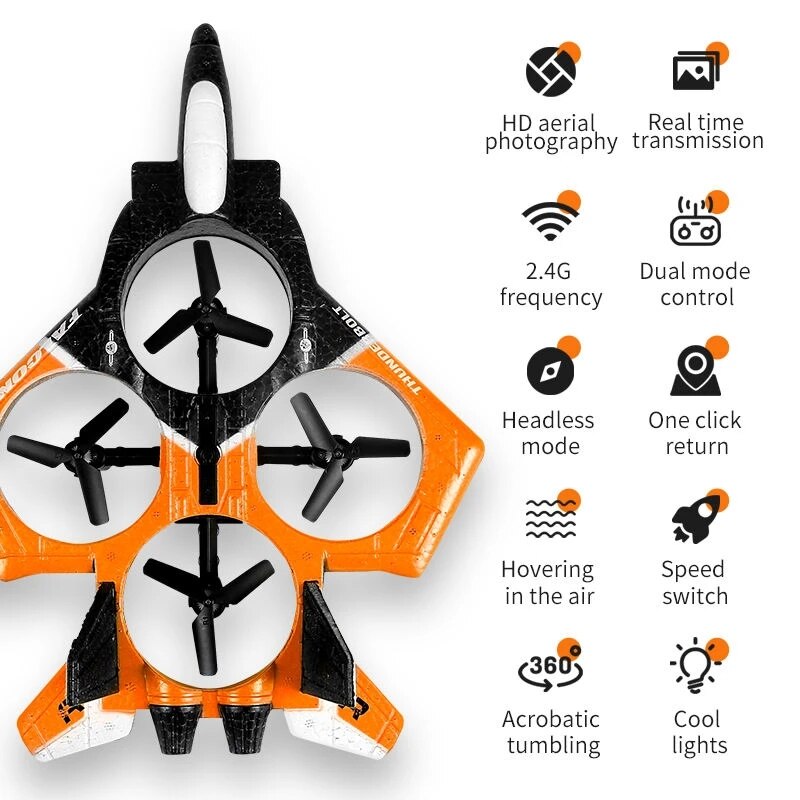Tough Foam RC Drone Airplane Toy