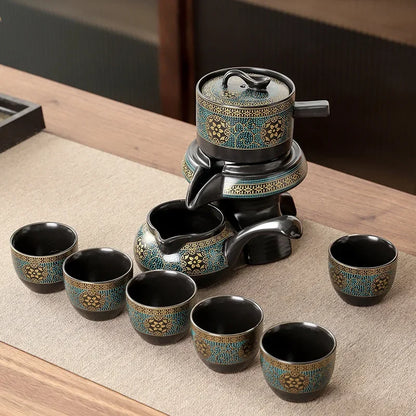 Luxury Chinese Ceramic Dragon Tea Set