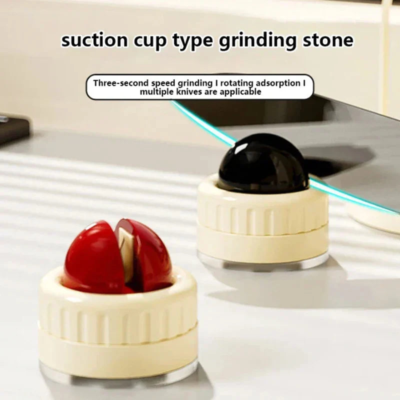 Compact Heavy Duty Suction Knife Sharpener Tool
