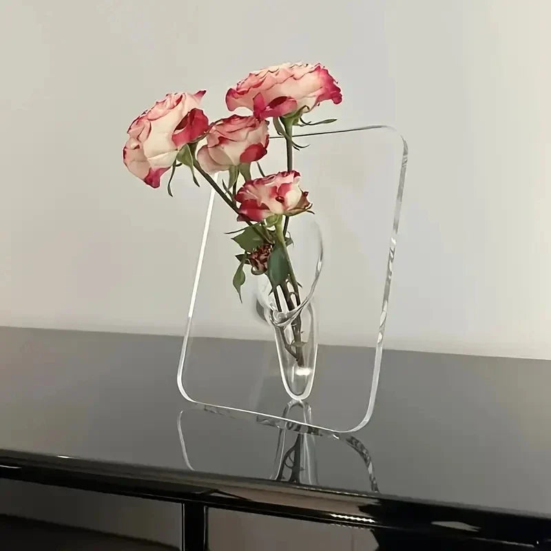 Sparkling Glass Insert Vase