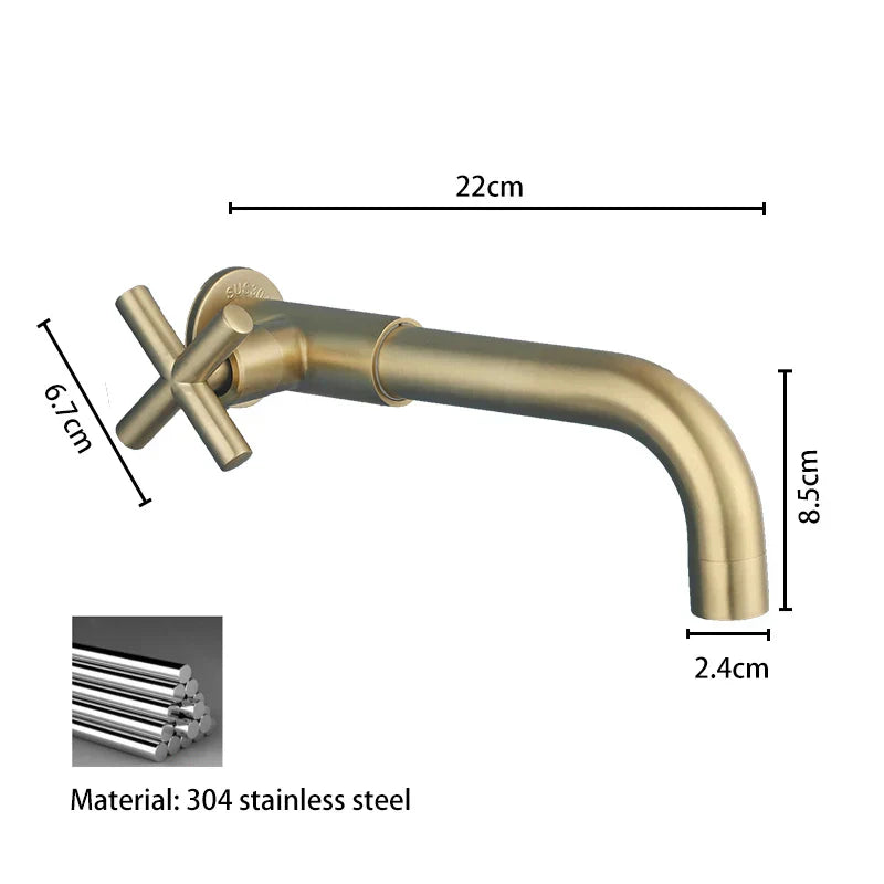 Modern Bathroom Faucet with Cascade Waterfall Style
