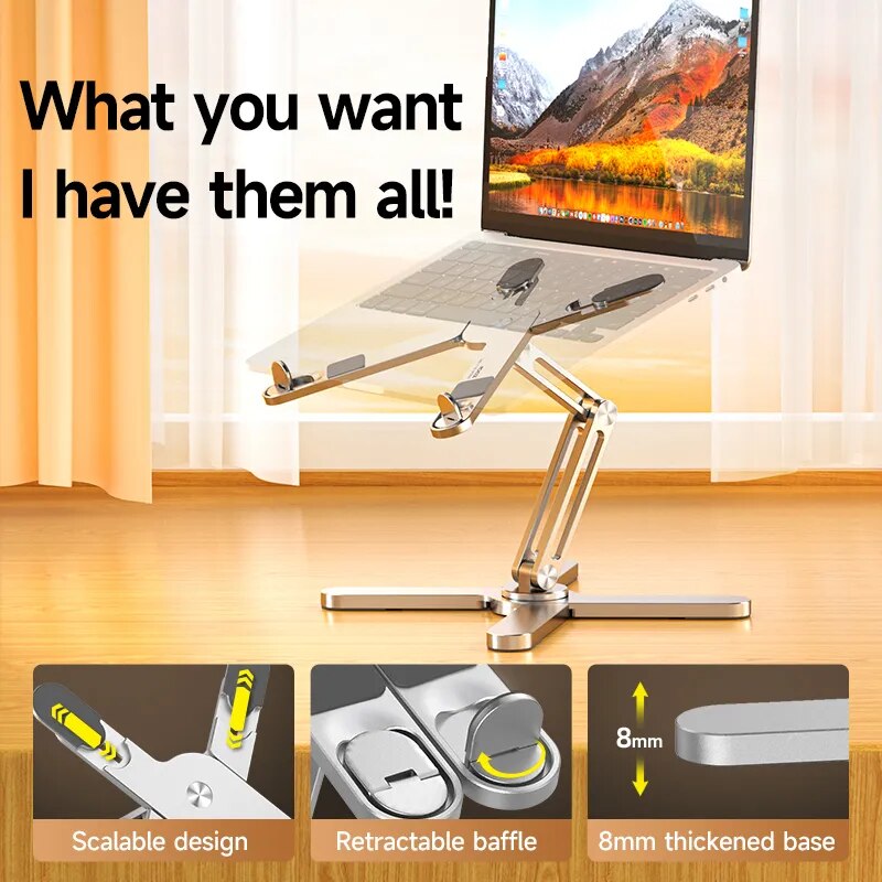 Compact 360 Spin Laptop Desk Stand