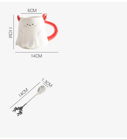 Fun Devil Cartoon Coffee Mug