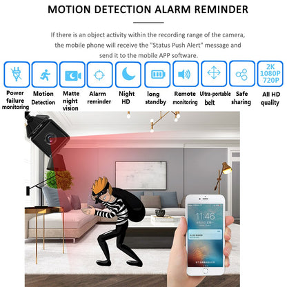 2K WiFi Security Camera – Indoor Motion Detection Cam with Infrared Night Vision