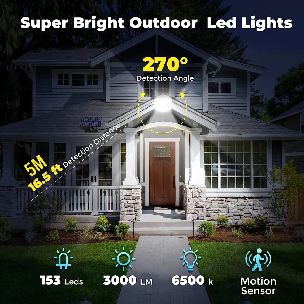 Outdoor Motion Sensor Solar Lamp