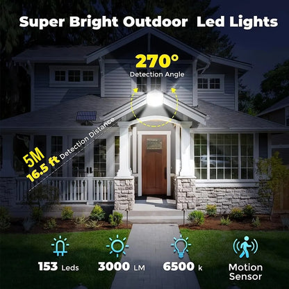 Outdoor Motion Sensor Solar Lamp