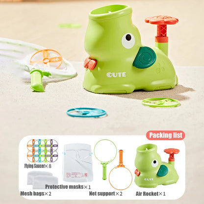 Fun Air Powered Rocket Launcher Toy Kit - Yeezlab