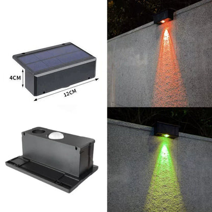 Outdoor Solar Powered LED Wall Light