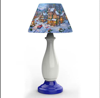 Compact Bedside Table Lamp with Dimmer Control