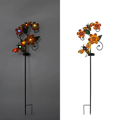 Colorful Outdoor Solar Powered Garden Light