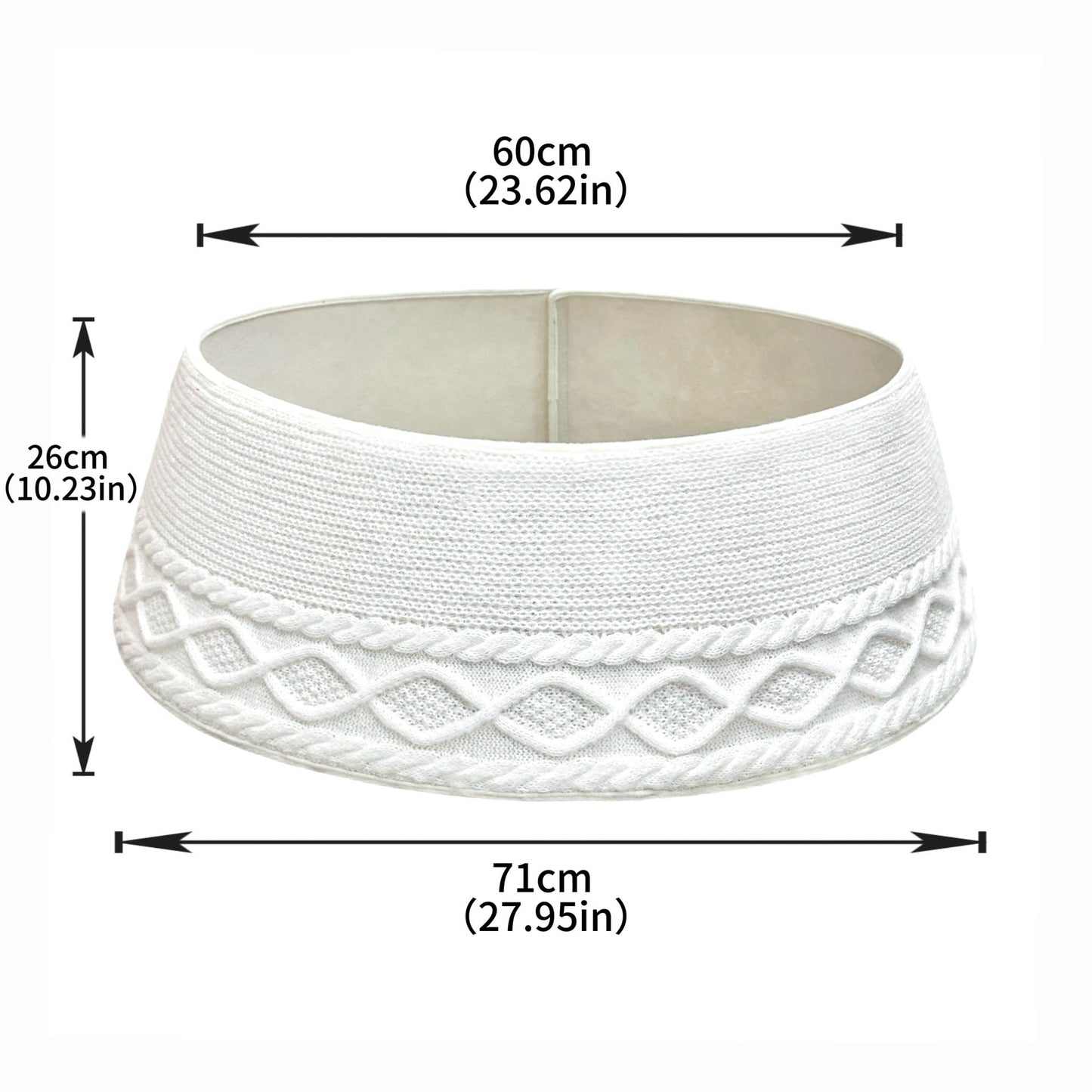 Soft Christmas Tree Round Decorative Skirt