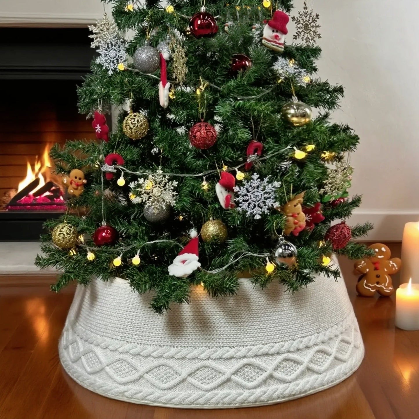 Soft Christmas Tree Round Decorative Skirt