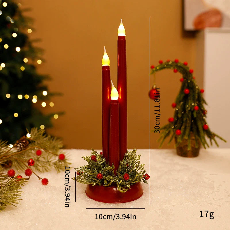 Realistic Flicker LED Wax Candle