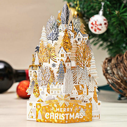 Festive 3D Holiday Greeting Card - Yeezlab