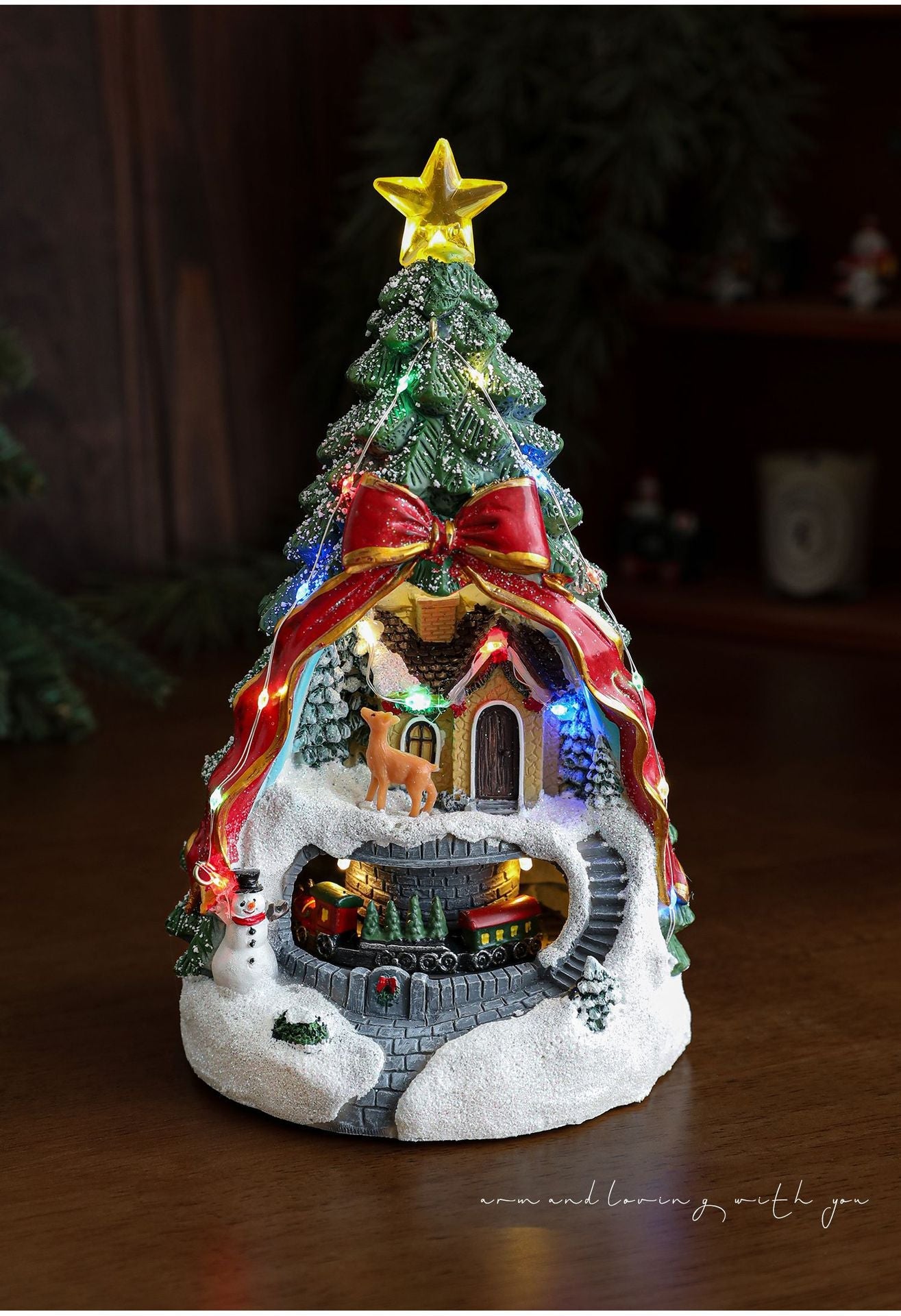 Sparkling LED Musical Christmas Gift Box