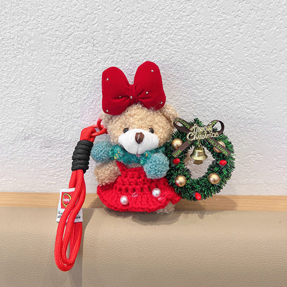 Adorable Teddy Bear Soft Keychain Accessory