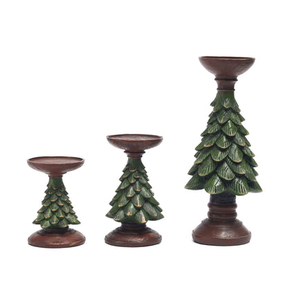 Fresh Pine Holiday Candle Decoration Ornament