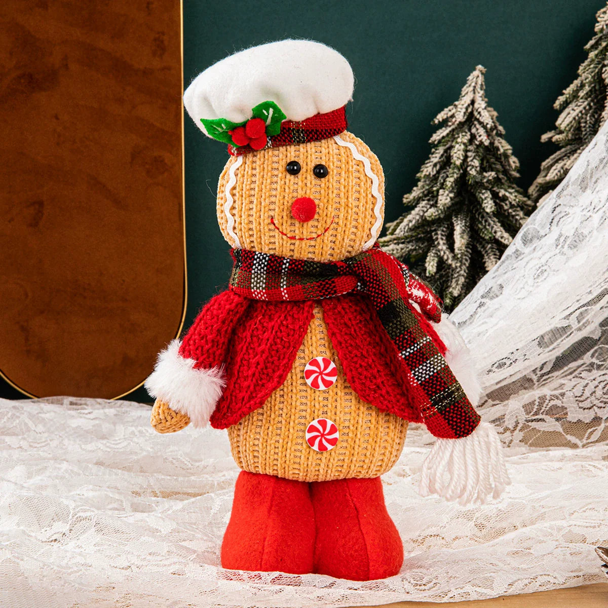 Fun Christmas Gingerbread Man Figurine Decoration - Yeezlab