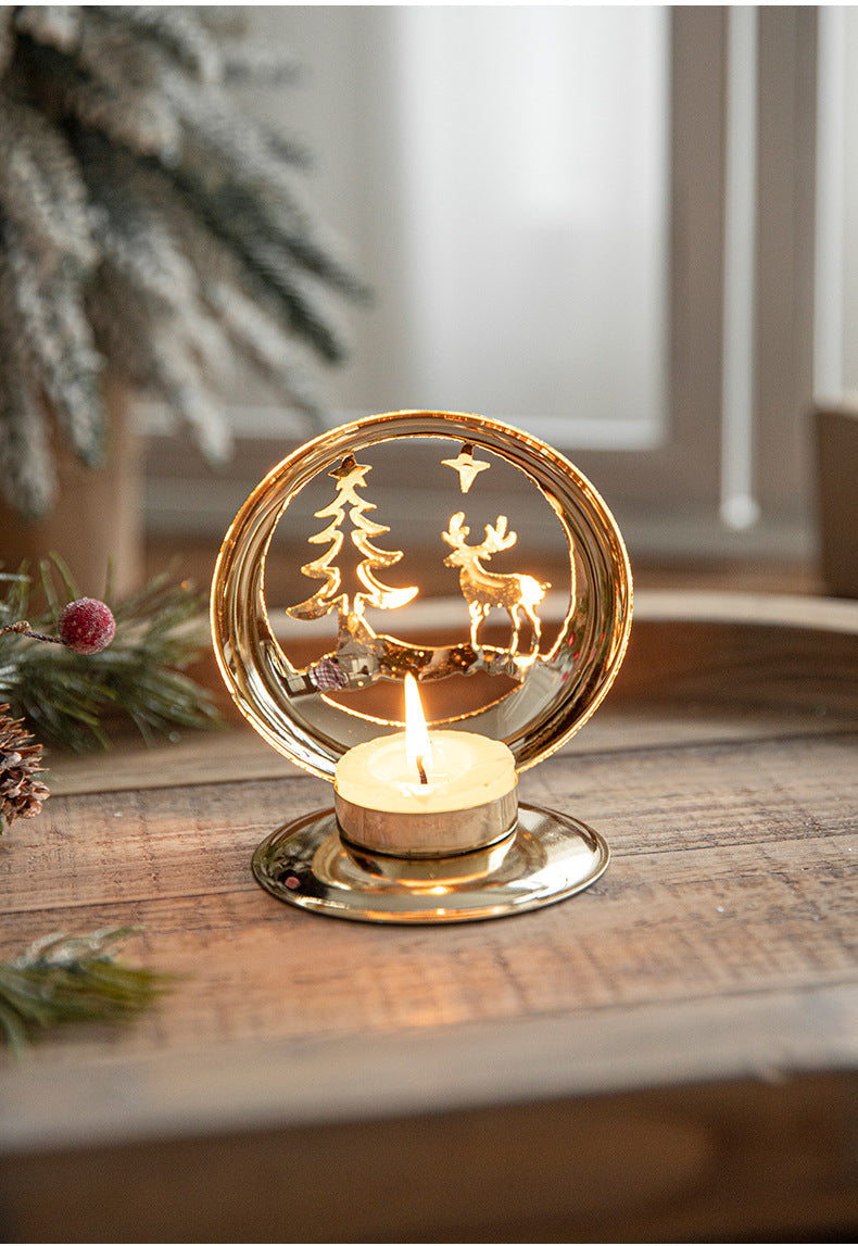 Metallic LED Holiday Lantern Decoration - Yeezlab