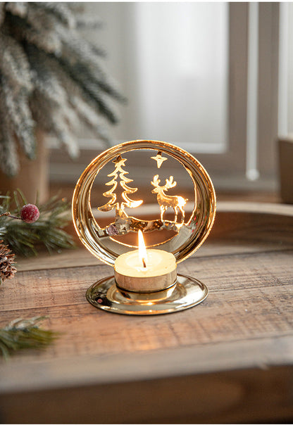 Metallic LED Holiday Lantern Decoration - Yeezlab
