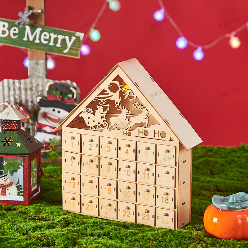 Traditional LED Countdown Christmas Calendar