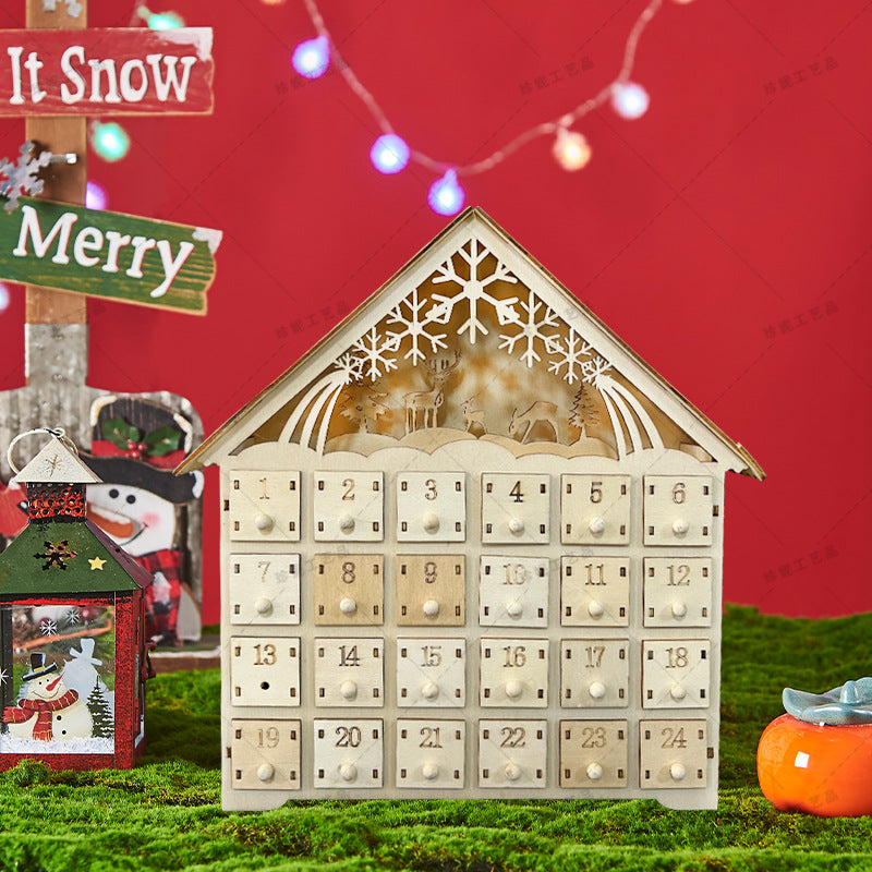 Traditional LED Countdown Christmas Calendar