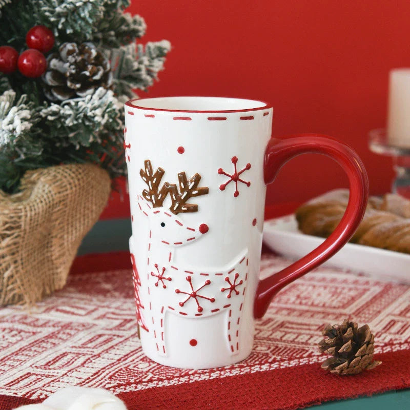 Big Comforting Holiday Santa Coffee Mug - Yeezlab