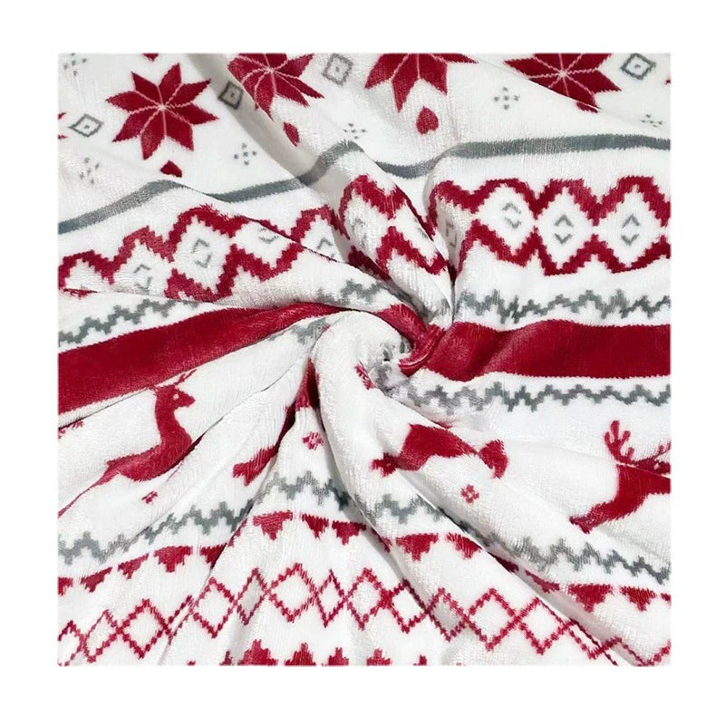 Plush Winter Fleece Throw Blanket
