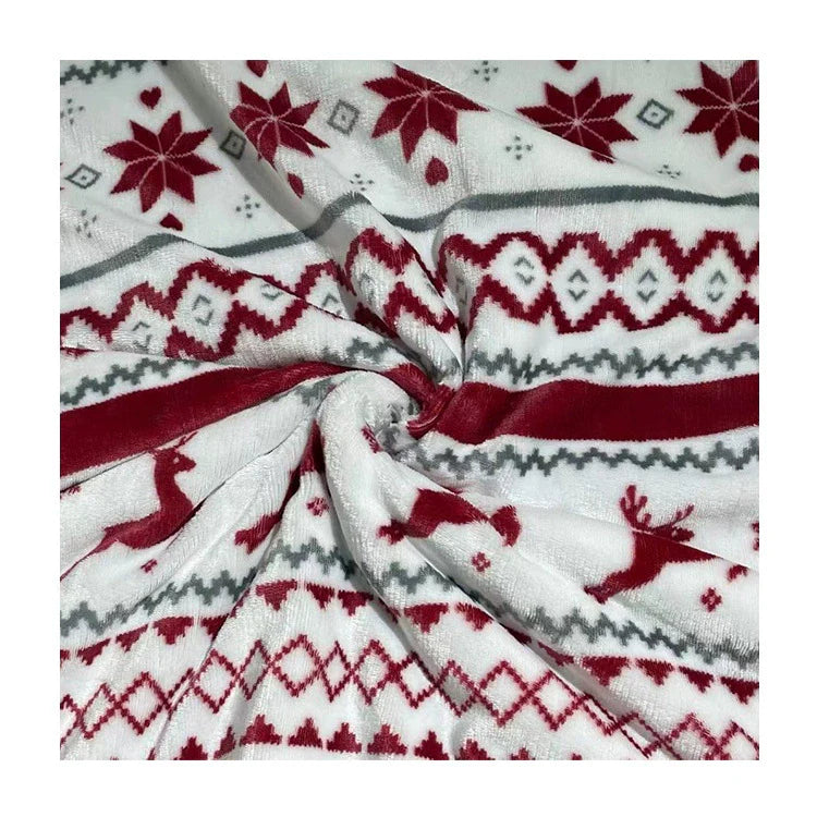 Plush Winter Fleece Throw Blanket