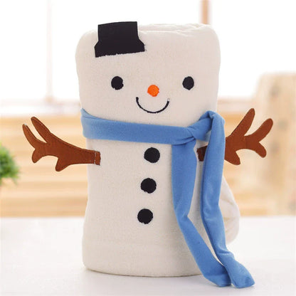 Fun Holiday Reversible Plush Blanket