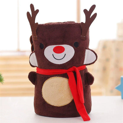 Fun Holiday Reversible Plush Blanket