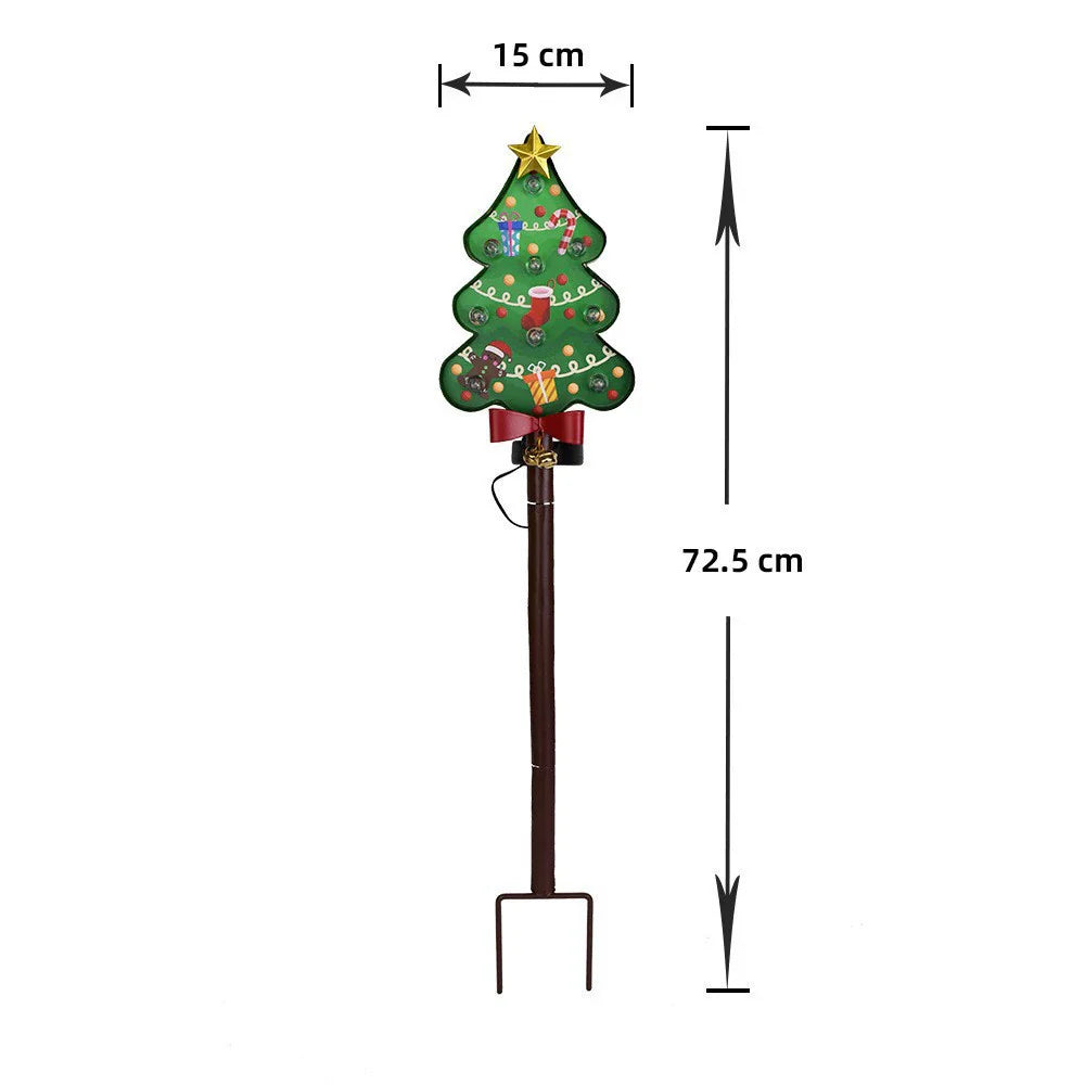 Colorful Holiday Solar Garden Stake Light - Yeezlab