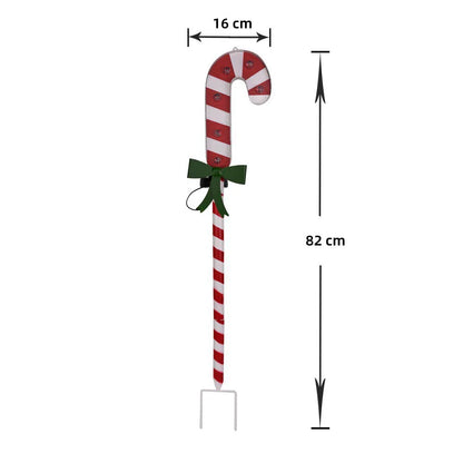 Colorful Holiday Solar Garden Stake Light