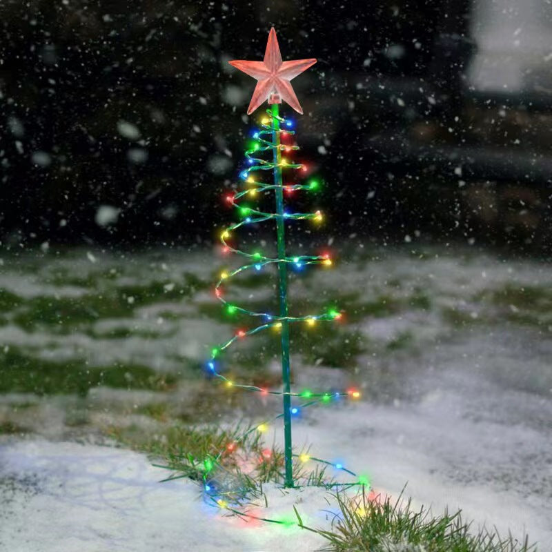 Bright LED Solar Powered Christmas Tree - Yeezlab