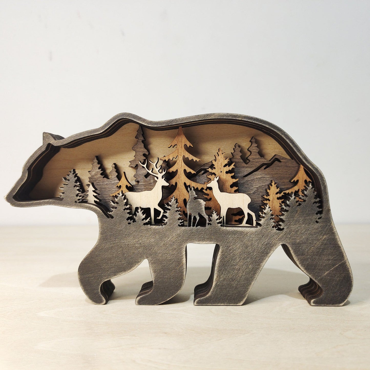 Rustic Forest Animal Holiday Ornament